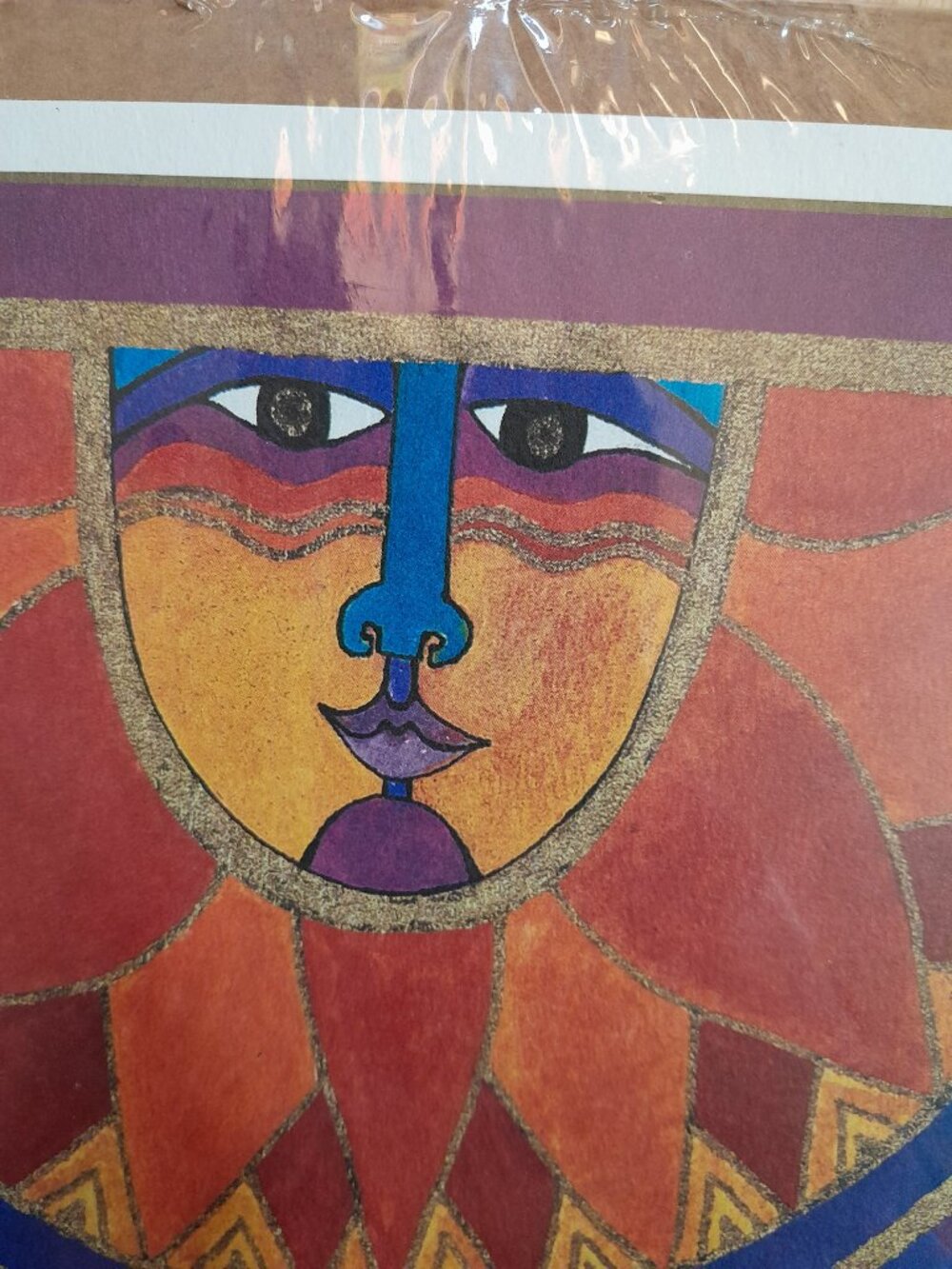 Laurel Burch Studios Sun Global Spirit Vintage Print 8x10 - Picture 2 of 6